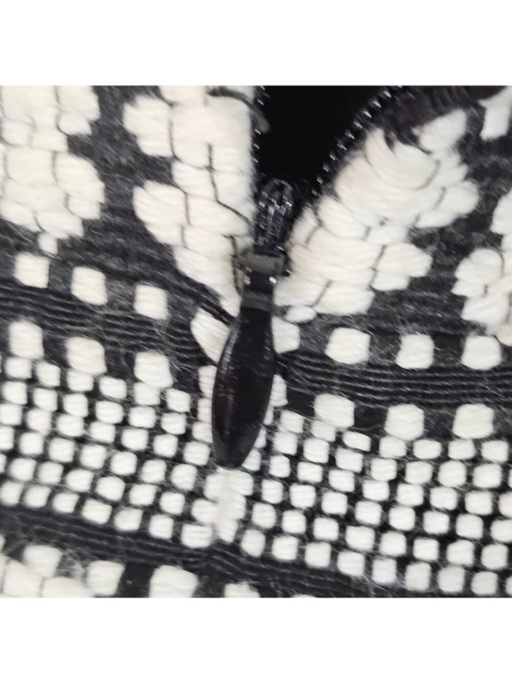 Parker Womens XS Mini Skirt Black White Stripe Aztec Hippy Boho Cotton Blend - Picture 10 of 10